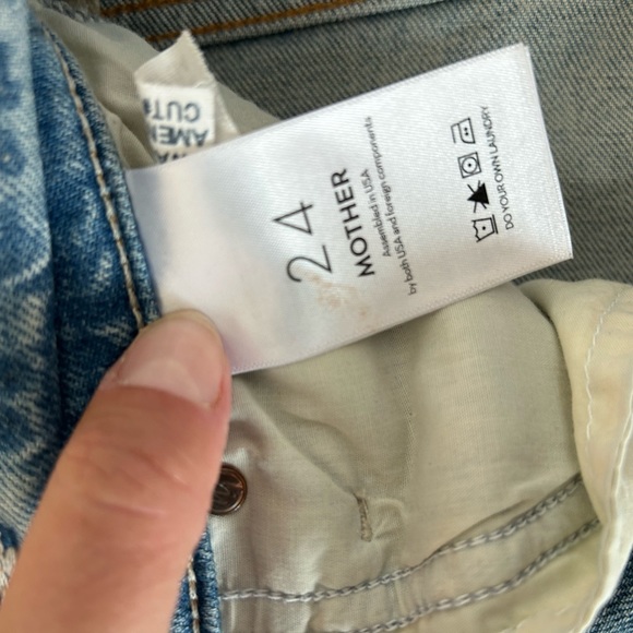 MOTHER - Super Skinny Stunner Ankle Jeans - Size 24 - BRAND NEW - Picture 9 of 9